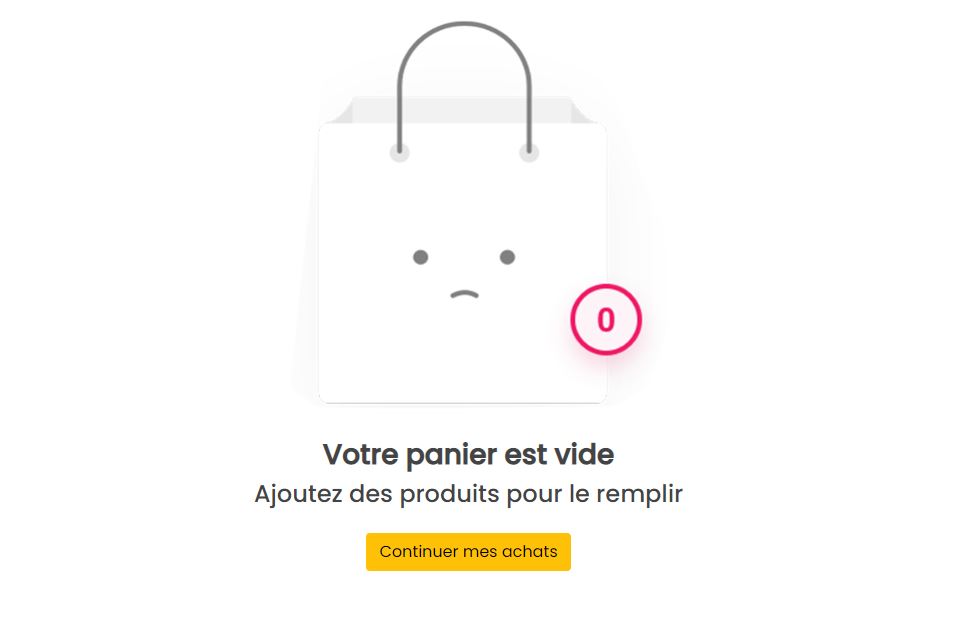 Panier vide